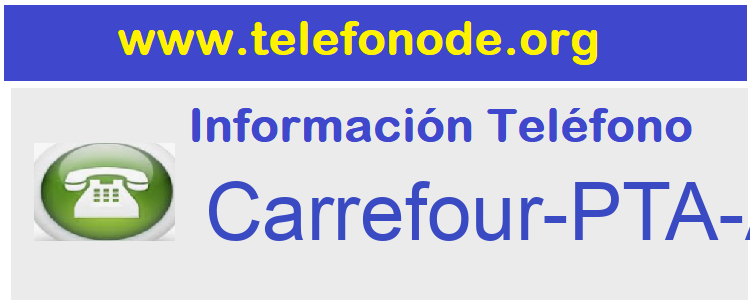 Telefono  Carrefour-PTA-ALICANTE