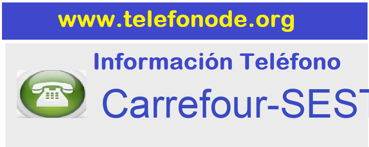 Telefono  Carrefour-SESTAO