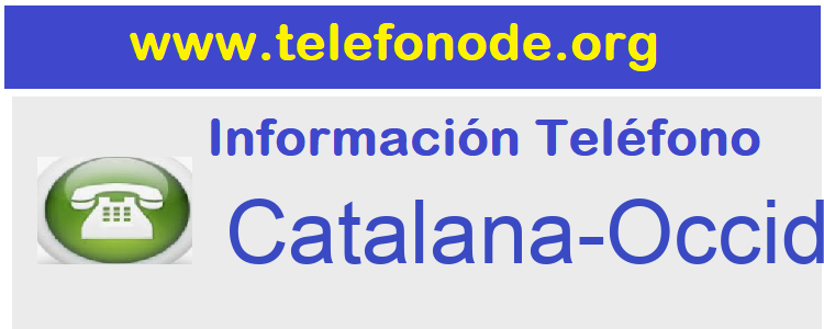 Telefono  Catalana-Occidente