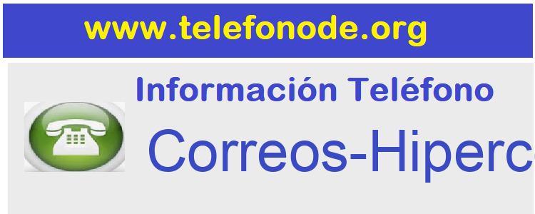 Telefono  Correos-Hipercor-Valladolid
