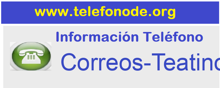 Telefono  Correos-Teatinos