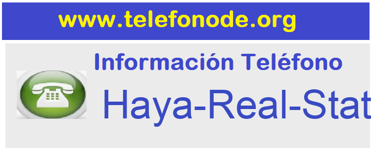 Telefono  Haya-Real-State