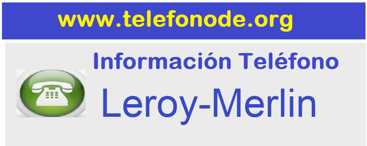 Telefono  Leroy-Merlin