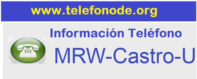 Telefono  MRW-Castro-Urdiales
