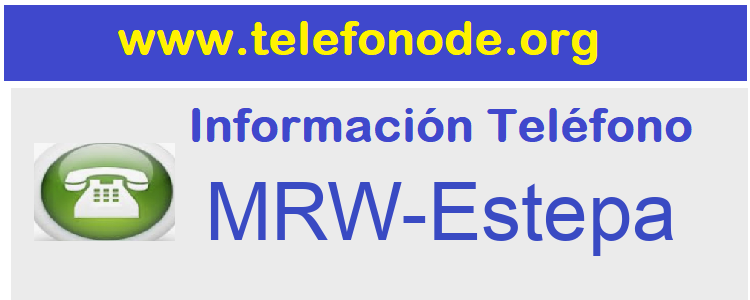 Telefono  MRW-Estepa