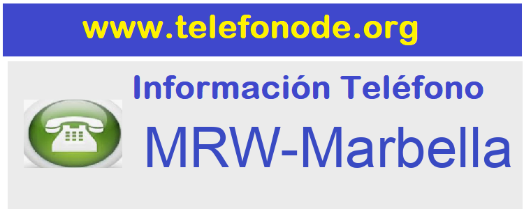 Telefono  MRW-Marbella