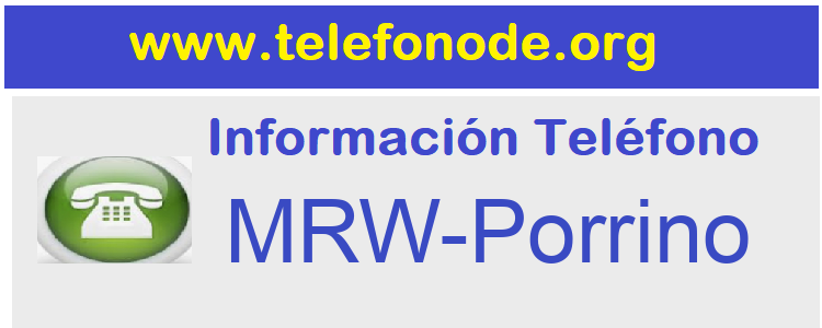 Telefono  MRW-Porrino