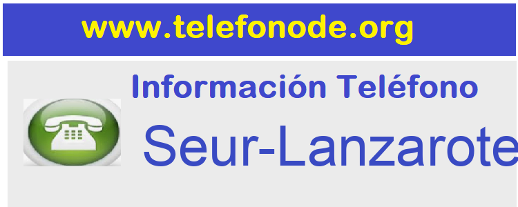 Telefono  Seur-Lanzarote