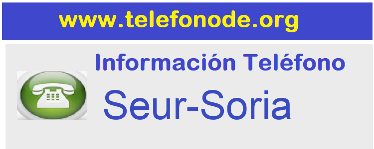Telefono  Seur-Soria