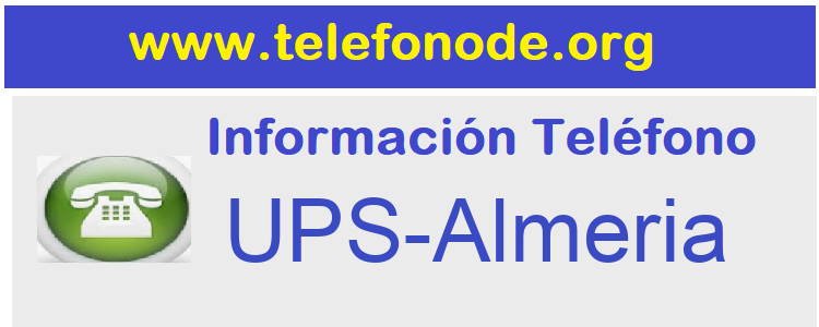 Telefono  UPS-Almeria