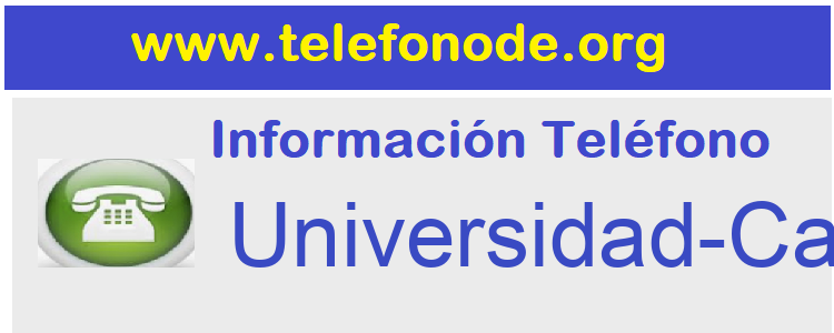 Telefono  Universidad-Camilo-Jose-Cela